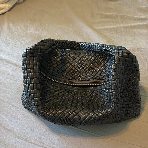 Woven Real Leather Handbag - Picture 9 of 9
